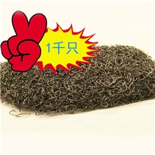 无刺黑袖散钩2分每枚1千只装鱼钩渔具