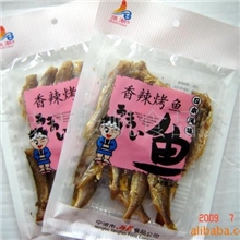 休闲食品涨潮65克野生烤香鱼水产品休闲