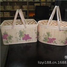 厂价直销竹篮、杨梅包装篮、葡萄包装篮