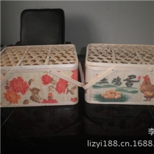 【厂家热销】供应鸡蛋竹篮、大闸蟹竹篮、礼品包装竹篮