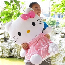 厂家直销可爱凯蒂猫公仔hellokitty猫毛绒玩具生日礼物