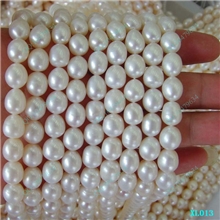 9-10MM米形珍珠项链批发淡水珍珠饰品产地直销