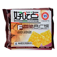达利好吃点香脆杏仁饼饼干108g办公室健康休闲小零食品满包邮