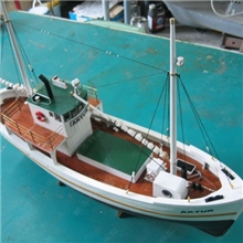 AUTUR号630级挪威小渔船航海模型拼裝套材A253