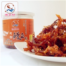 渔夫轩海味湛江芝麻蜜汁鳗鱼丝香辣零食罐装样品全国招商包邮