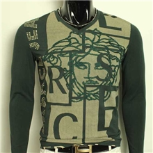 男装长袖T恤莱卡棉印花男V领长袖新款范家男T恤高档奢侈T