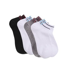 外贸运动男士品牌短袜批发男绣花袜子男装