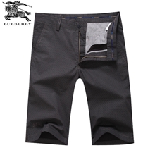 外贸男装B家男士纯棉纯色短裤百搭直筒外贸七分裤夏季薄款男装
