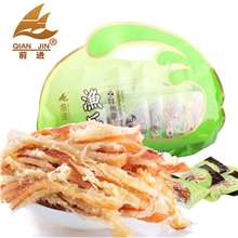 前进渔乐荟目鱼条手撕鱿鱼丝休闲零食即食特价包邮350g