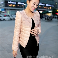 拉夏贝尔LaChapelle同款3冬新款短款羽绒服10004759