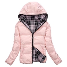 森马羽绒服女短款修身正品清仓平湖羽绒服批发连帽时尚两面穿特价