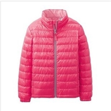 2013优衣库同款高级立领轻型羽绒服外套UQ078655童装羽绒服批发