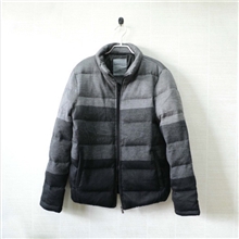 2013羊绒线男白鸭绒羽绒服