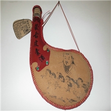 内蒙古特产真皮皮囊酒壶马奶酒工艺品礼品年货400ml批发