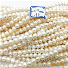 礼品促销满就减诸暨天然珍珠批发8-9mm冲头项链批发爆款饰品