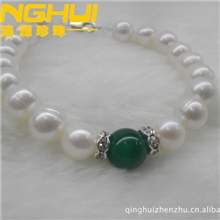 热卖晨光嫣淡淡水珍珠手链玛瑙手链（大量批发）