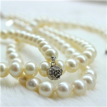 商家热销高档礼品淡水珍珠项链正圆珍珠珍珠项链