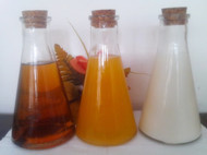 普克花果茶西柚水果茶/果味茶养颜花茶果粒茶玻璃瓶咖啡瓶和木塞