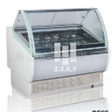 圆弧冰淇淋展示柜中顺冰淇淋