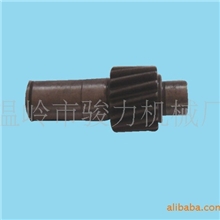 【厂家直销】供应增氧机配件齿轴纺织机配件自动链轮斜齿齿轮