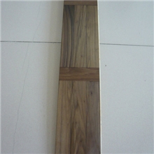 胡桃木编花拉丝倒角uv油本色三层实木复合地板健康无毒低碳环保