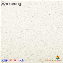 阿姆斯壮魔石彩浅灰7T772222最畅销同质透心块材耐磨防水PVC地板