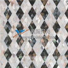 供应黑蝶贝淡水贝多款密拼装饰板酒店背景墙卫生间MP018