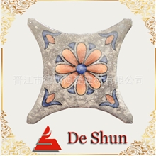 地面小角花小花砖艺术瓷砖圆角砖八角砖西班牙圆角配件砖