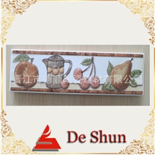 家装浴室平面腰线瓷砖