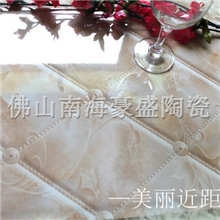 佛山清新背景墙超美搭配300*600厨卫内墙砖/地面砖/全抛釉地砖