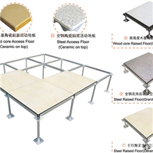 陶瓷防静电地板、玻化砖地板、陶瓷架空活动地板、通路地板
