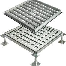 厂家大量专业销售优质高强度耐磨防静电通风地板