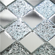 玻璃镜面马赛克银镜加银钻KTV酒店夜场客厅背景厂家直销批发