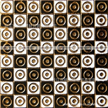 【法兰波仕】黑白色镀金抛晶砖300*300mm/卧室背景墙抛金砖