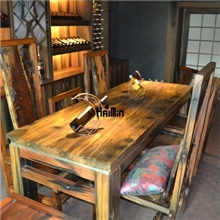 船木餐桌八仙过海餐桌老船木材料
