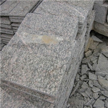 直销牡丹红文化石蘑菇石路边石乱型石