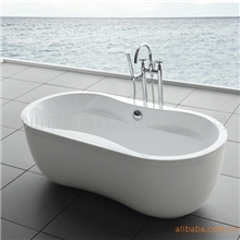 高档卫浴洁具/亚克力8字形按摩浴缸/双层独立/可定制彩色3306