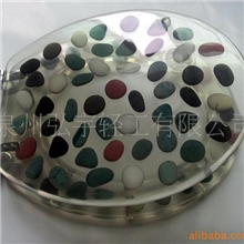 厂家直销18寸海底世界彩色透明树脂马桶盖，坐便器盖板