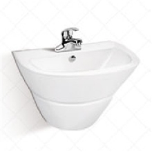 厂家直销浴室面盆简约时尚优质陶瓷挂盆洗手盆058B