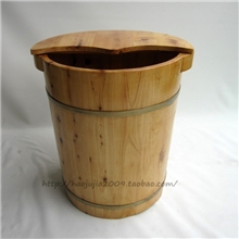 特价精品恒温香柏木桶足浴盆泡脚桶洗脚桶足浴盆足疗盆足三里高40