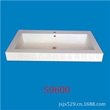 广东人造石厂供应出口款式人造石洗手盆亚克力厨房盆台面