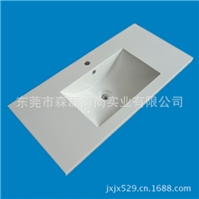 人造石盆工厂供应出口薄边洗手盆亚克力材质厨房盆台面