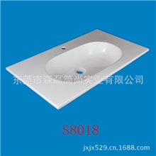 广东人造石厂家出口洗手盆、亚克力柜盆厨房盆台面