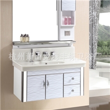 丰标卫浴家具微晶石玉石浴室柜卫浴柜组合带整套水龙头新款洗脸盆