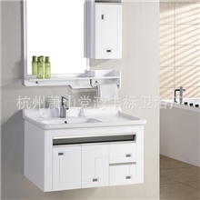 丰标卫浴新款卫浴柜PVC浴室柜组合厂家促销洗脸洗手盆型号1307