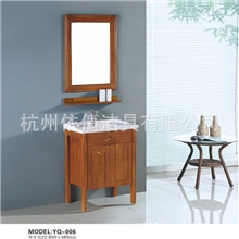 【厂家直销】简欧环保橡木浴室柜YQ-006oakcabinet