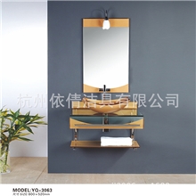现货供应外贸畅销优质浴室柜洗手间精选glasscabinet