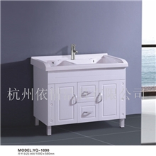 厂家直销外贸品质浴室柜PVC洗衣柜(Thelaundrycabinet)