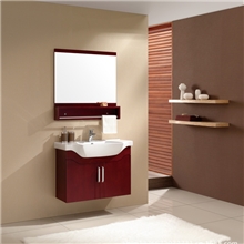 高档橡木浴室柜、家用浴室柜、实木浴室柜1174浴室吊柜厂家