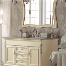 高档欧美式浴室柜、家用浴室柜、仿古橡木浴室柜O-114